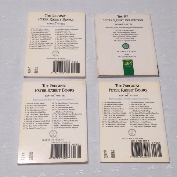 Beatrix Potter Bundle of Four Books New Color Reproductions - Picture 2 of 7